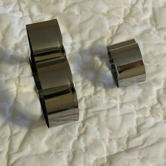 2 Cats Kittens Paw Prints Cookie Cutters Baking Biscuits Dessert Cakes Mold NEW - Picture 4 of 7